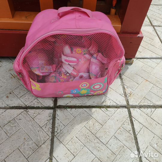 Роликовые коньки детские раздвижные 26-29р