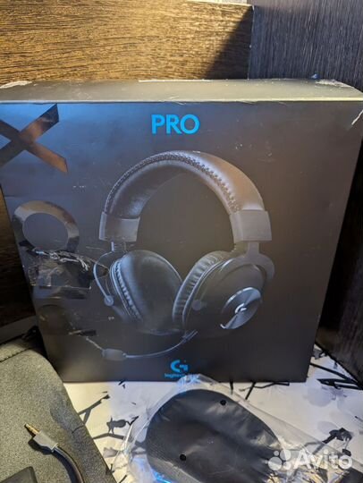 Проводные наушники Logitech G PRO X черный