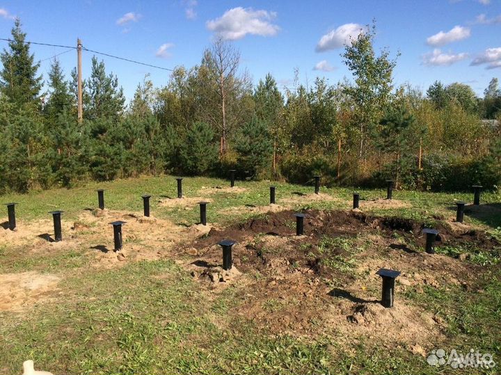 Винтовые сваи под ключ. Свайно винтовой фундамент