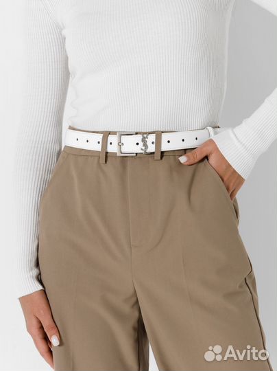 Ремень YL белый трендовый