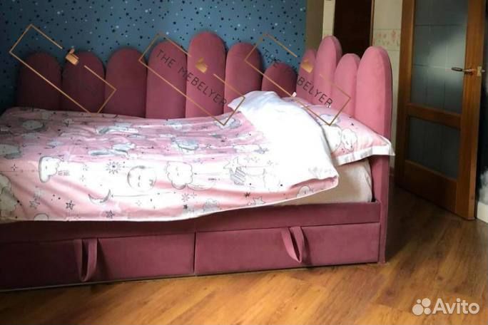 Детская кровать с мягкими бортиками