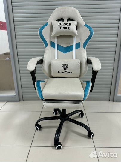 Кресло компьютерной геймерское с массажем