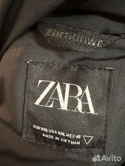 Пуховик Zara мужской