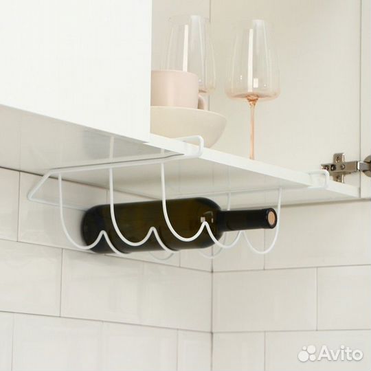 Полка подвесная для бутылок, белая, 3331,513 см