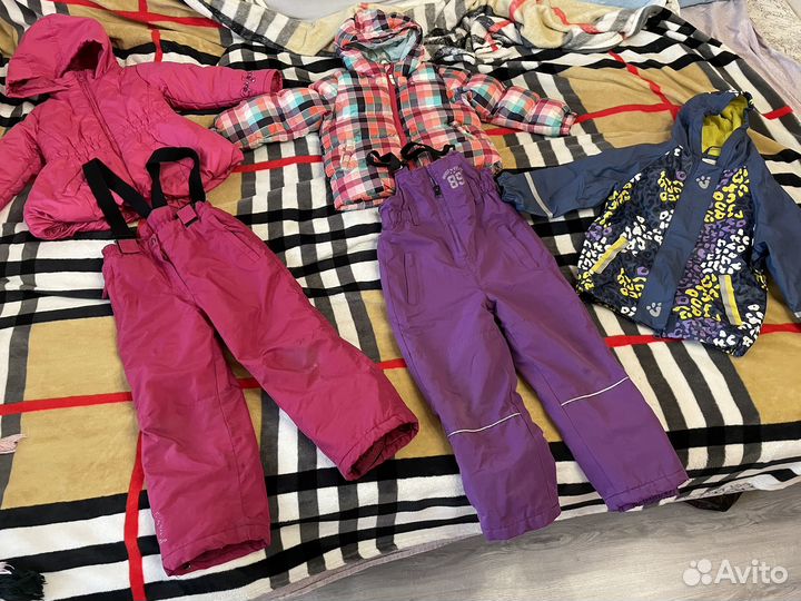 Комплекты верхней одежды/девочки р.98-104