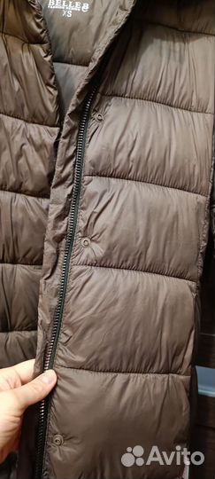Пуховик-пальто экопух 42