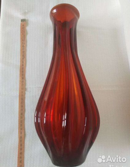 Высокая ваза для цветов Чехословакия