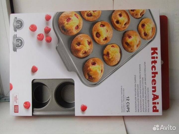 Форма выпечки Противень для кексов маффинов Kitche