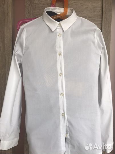 Рубашка белая школьная