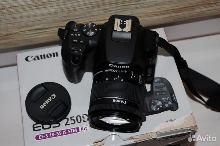Canon 250d kit 18-55mm stm