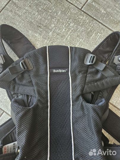 Рюкзак переноска BabyBjorn Synergy сеточка черный