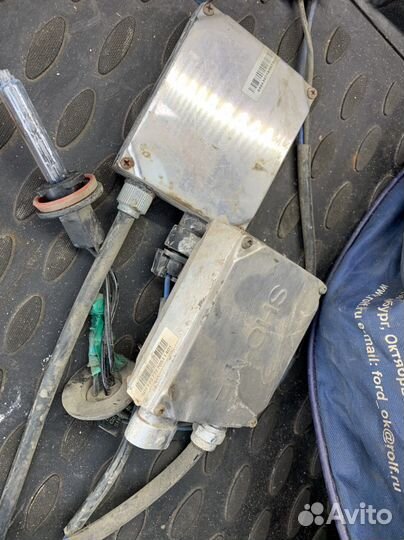 Блок розжига ксенона с новыми лампами