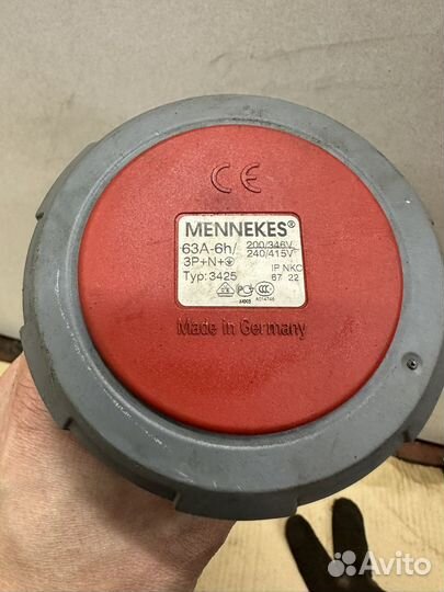 Розетки Вилки Mennekes Germany