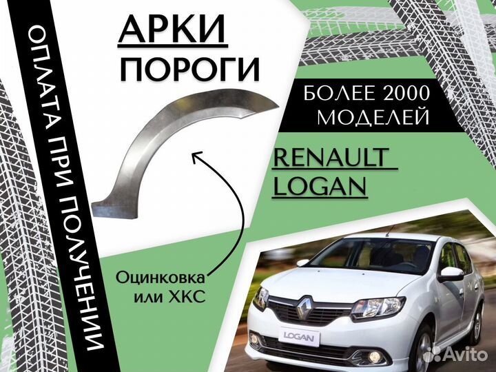 Арки кузовные для Renault Logan 2004-2014 Рено Лог