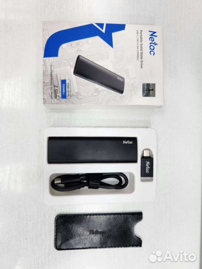 Внешний диск ssd 1tb netac USB-C