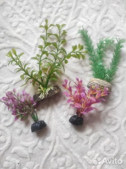 Растения для аквариума искусственные