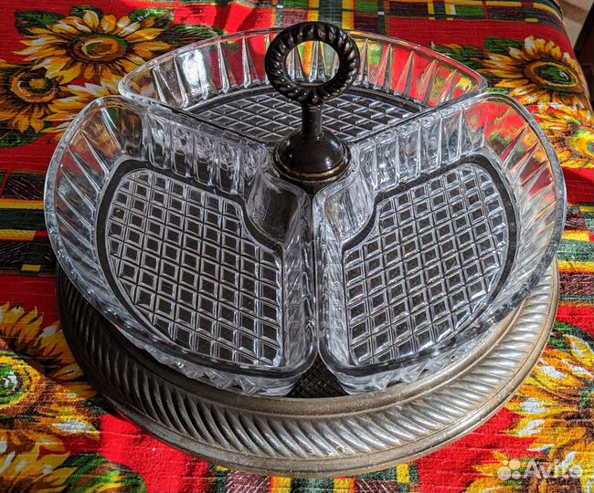 Менажница фарфор/керамика/стекло/хрусталь (разные)