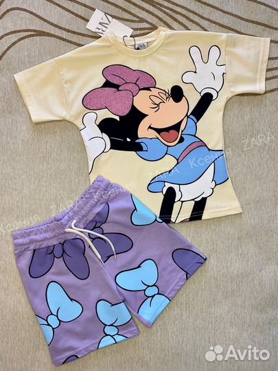 Костюм zara Kids Минни Маус 104 110 116 134