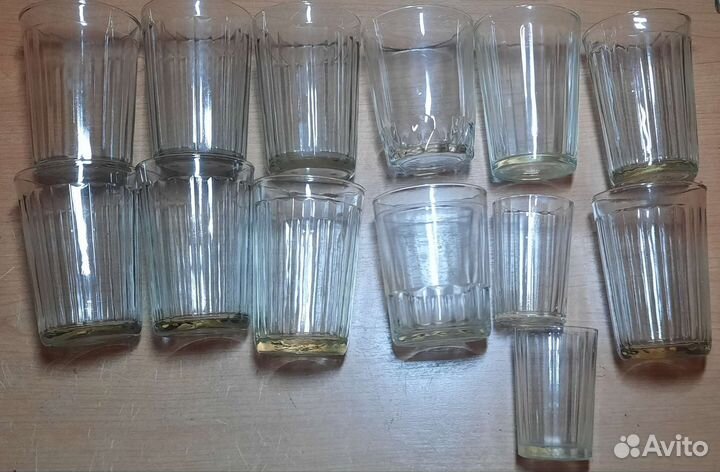 Граненные стаканы и стопки СССР