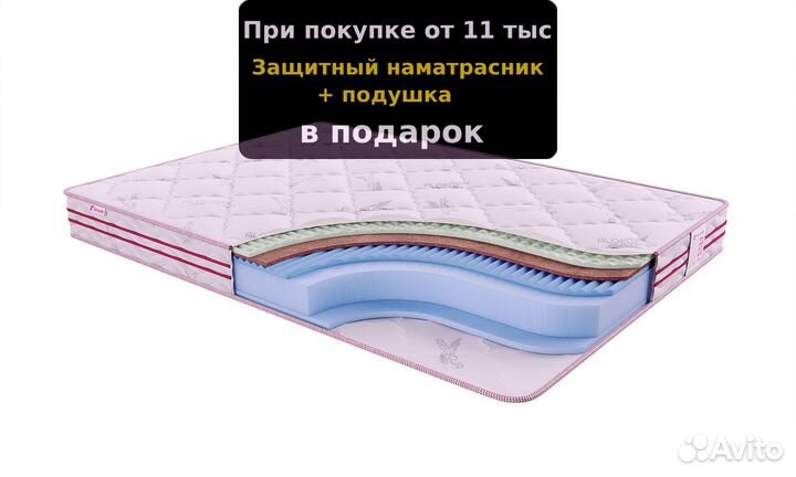 Матрас 140х190, 180х190 для взрослых