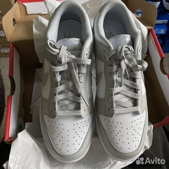 Nike dunk low Grey Fog 8,5 us оригинал