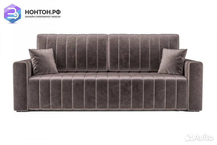 Диван еврокнижка Лондон светло-коричневый