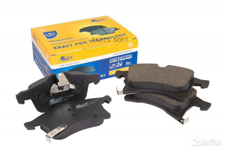 Kraft KT091434 Колодки дисковые передние Opel Astr