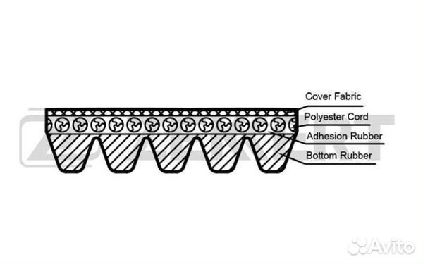 Ремень Astra F Audi A6 A7 A8 Bentley Continental G