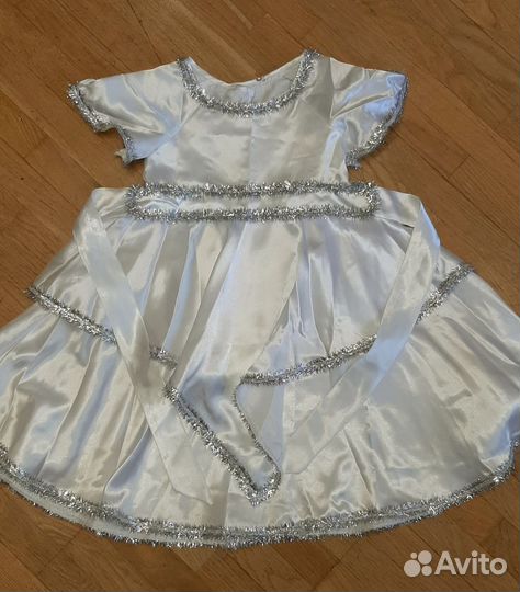 Новогодние платья для девочки, накидка Герды