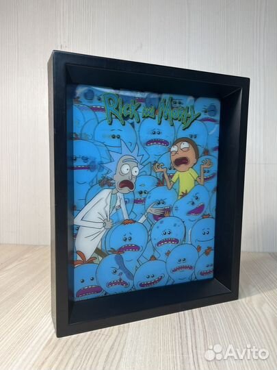 Рик и Морти 3D картина