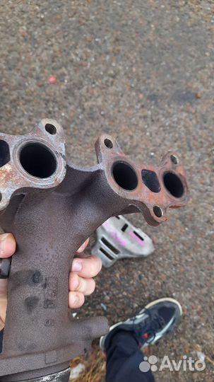 Выпускной коллектор с датчиком