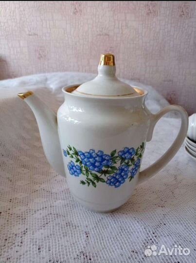 Сервиз кофейный Незабудки