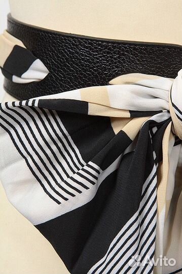 Ремень кожа+текстиль