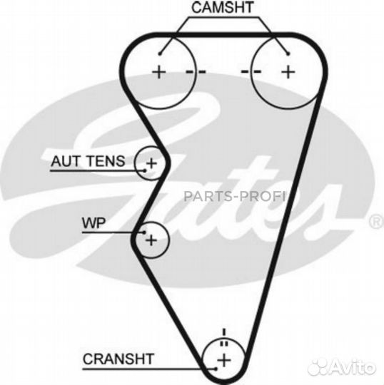 Gates 5497XS Ремень грм LR Freelander I 1,8 Gates