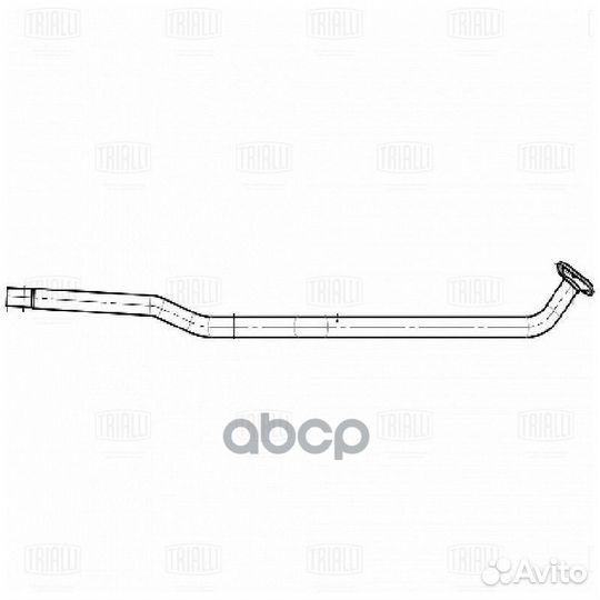 Труба приемная для а/м Renault Logan ll (12) 1.6i