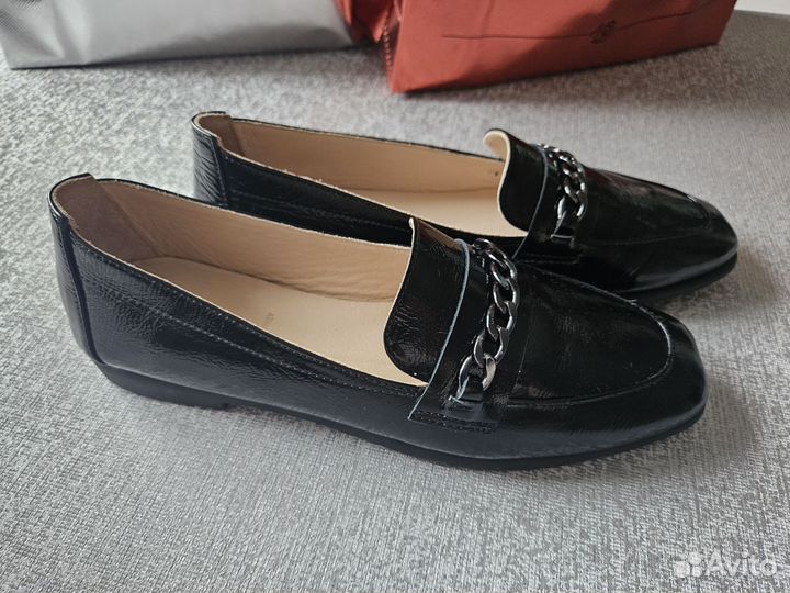 Лоферы женские 40 размер натуральная кожа
