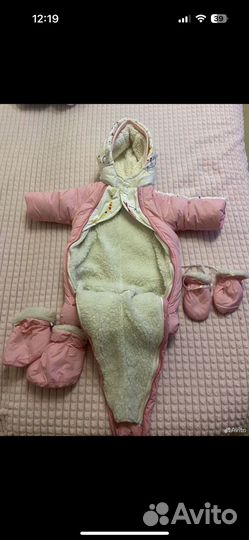 Зимний комбинезон конверт