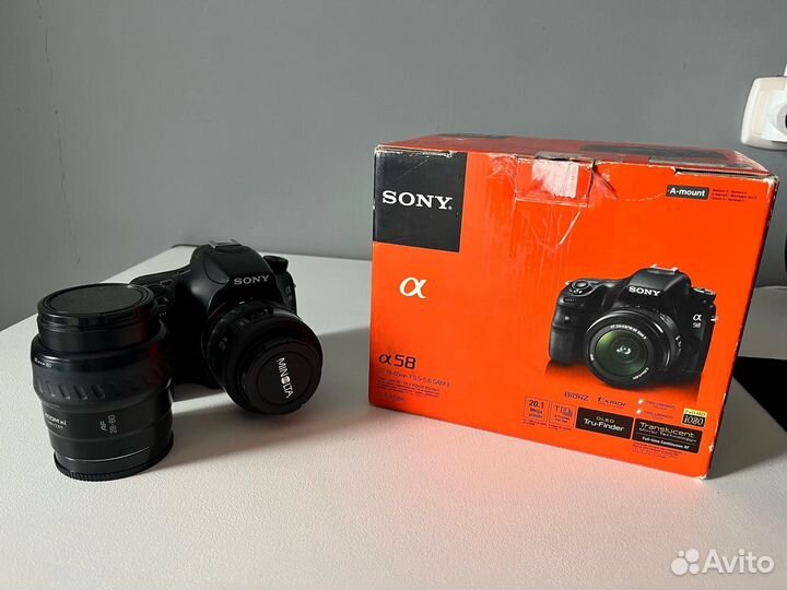 Зеркальный фотоаппарат sony A58