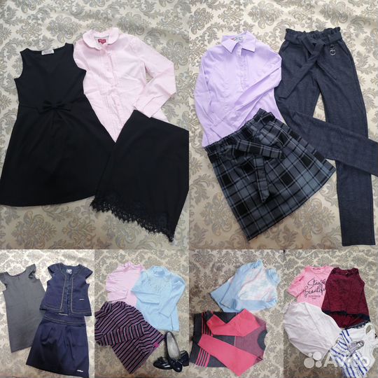 Одежда для девочки пакетом (школьная форма)