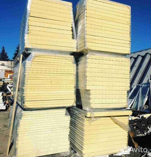 Сэндвич панели кровельные