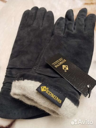 Перчатки женские замшевые