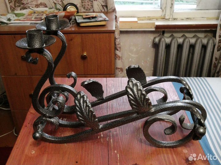 Подсвечник кованый