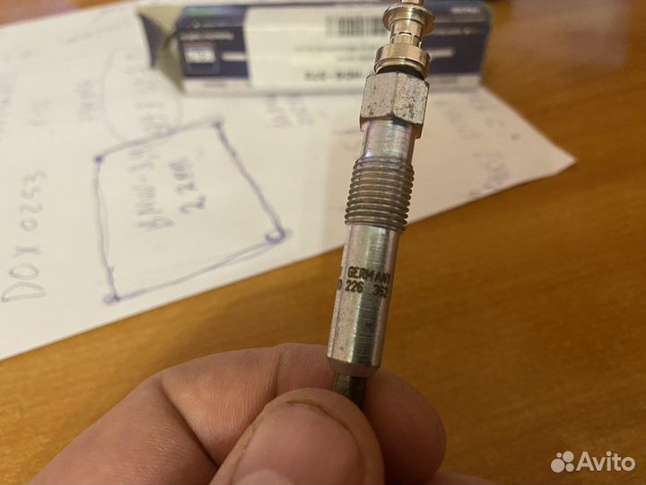 Свеча накаливания на bmw 5 E34.E53.e39