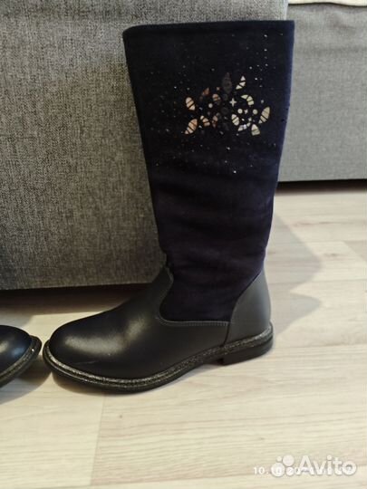 Сапоги для девочки,весна,осень,35 размер