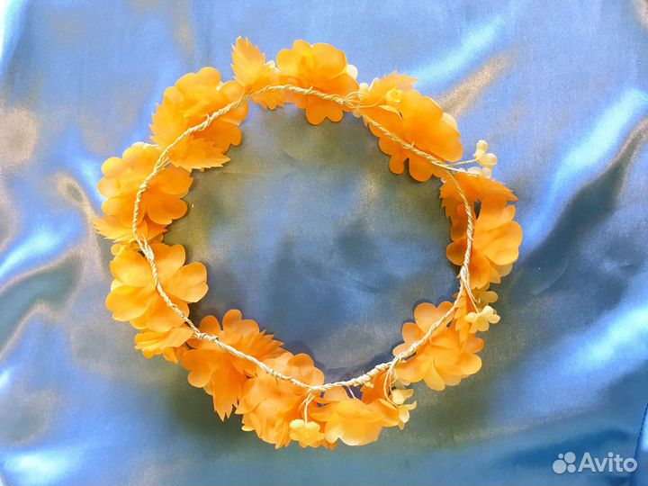 Венок для волос ободок на голову нарядный. Новый