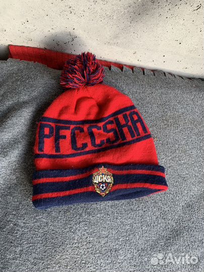 Мужская шапка цска мерч