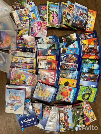 Dvd и Blu Ray диски мультфильмы