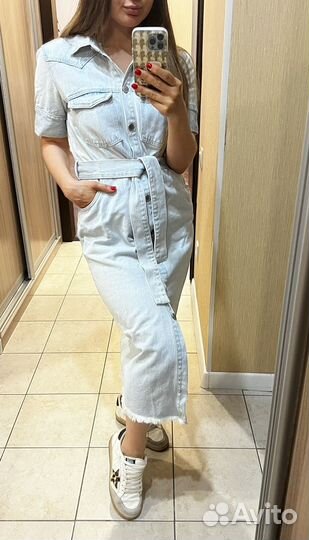 Джинсовое платье