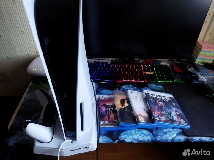 Sony playstation 5 ps5 с дисководом бу