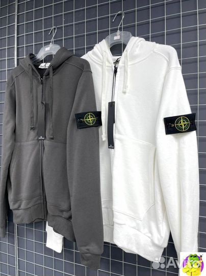 Зип худи stone island